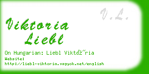 viktoria liebl business card